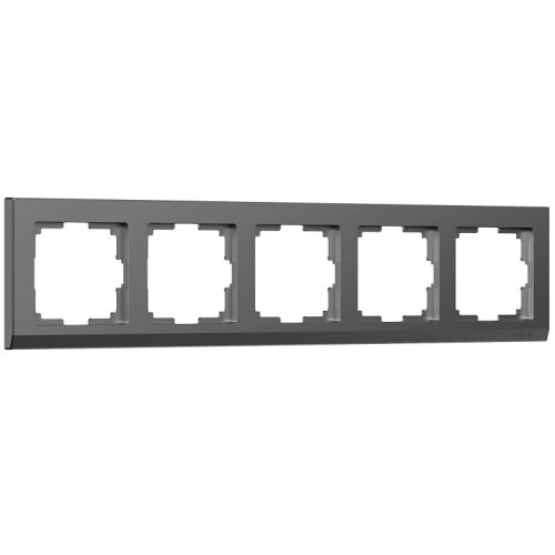 Рамка универсальная Werkel Stark 5-м. графит матовый картинка